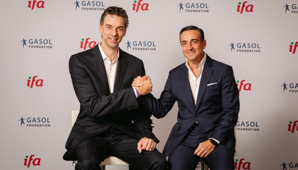 Sigue la alianza entre la Gasol Foundation y Grupo IFA para promocionar hábitos saludables en la sociedad