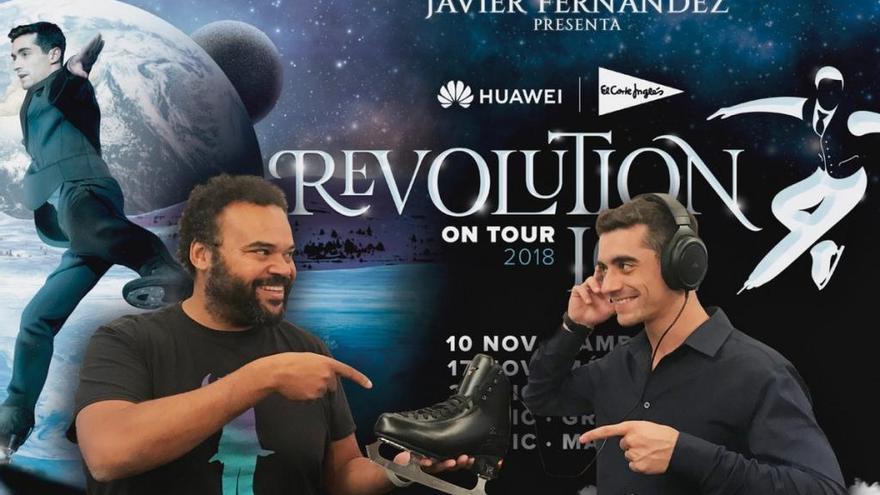 Carlos Jean y Javier Fernández. // @RevolutionOnIce