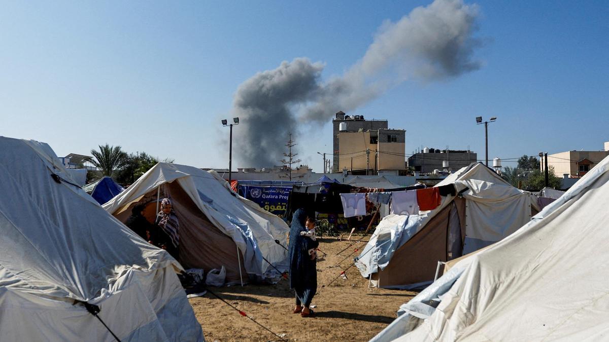 Campo de refugiados de Khan Younis, en el sur de la Franja de Gaza.