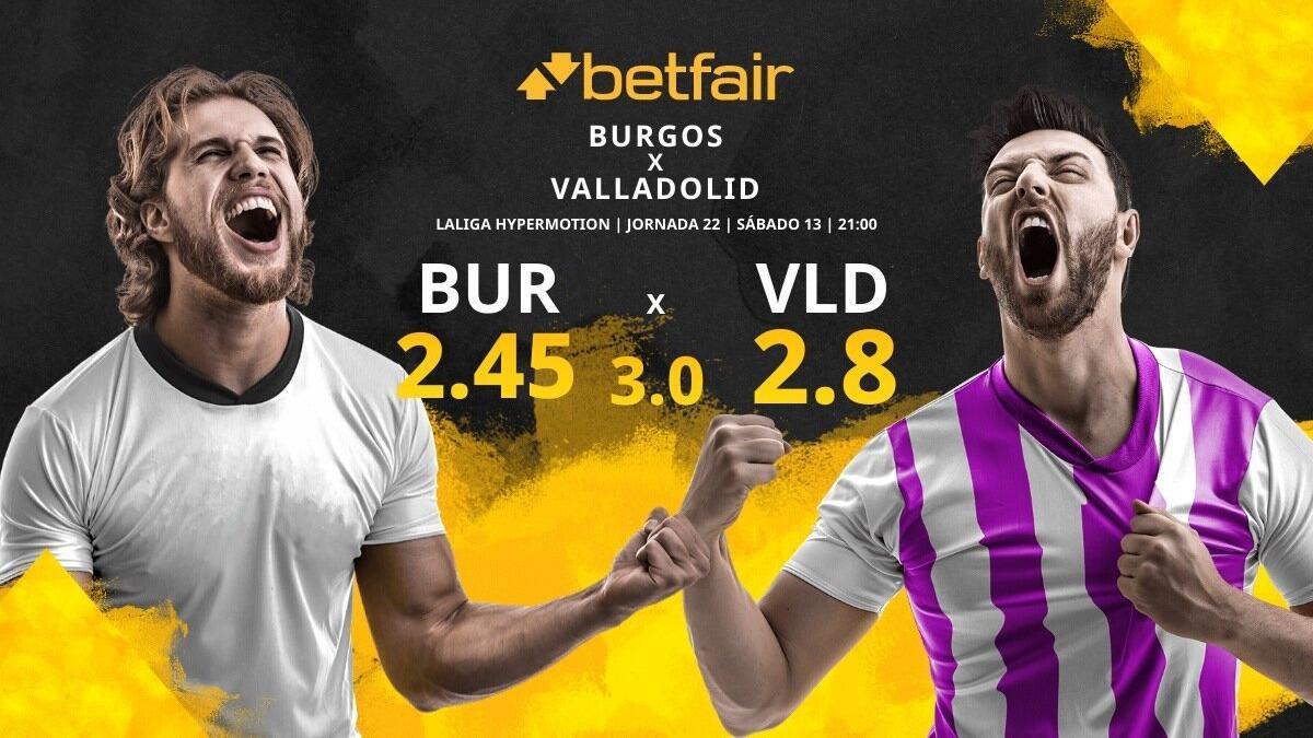 Burgos CF vs. Real Valladolid CF: horario, TV, estadísticas, clasificación y pronósticos