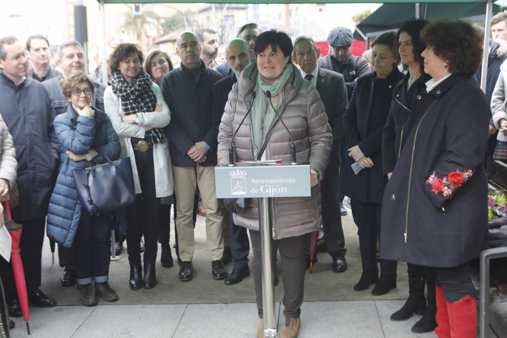 Inauguración del parque José Antonio Roncero en Gijón