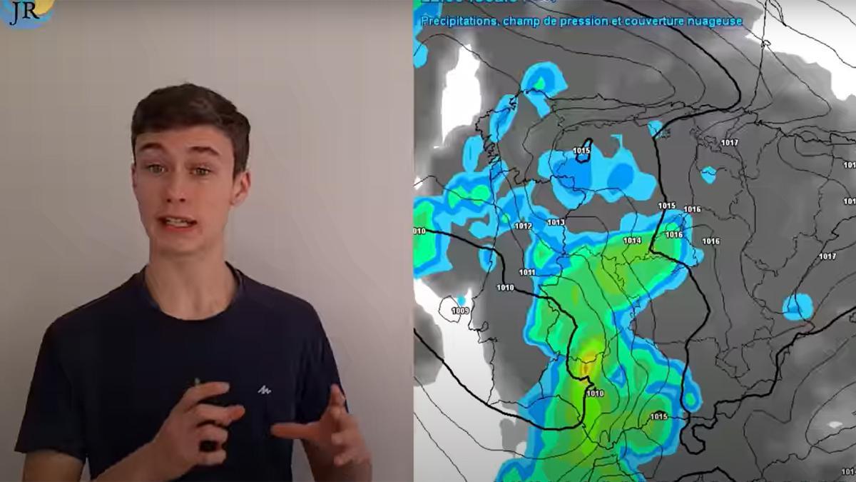 Jorge Rey, el jove que va predir el ‘Filomena’: Arriben «fronts que deixaran bastantes pluges i neu»