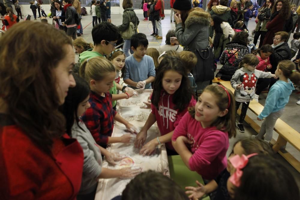 Amagüestu en el colegio Jovellanos de Gijón