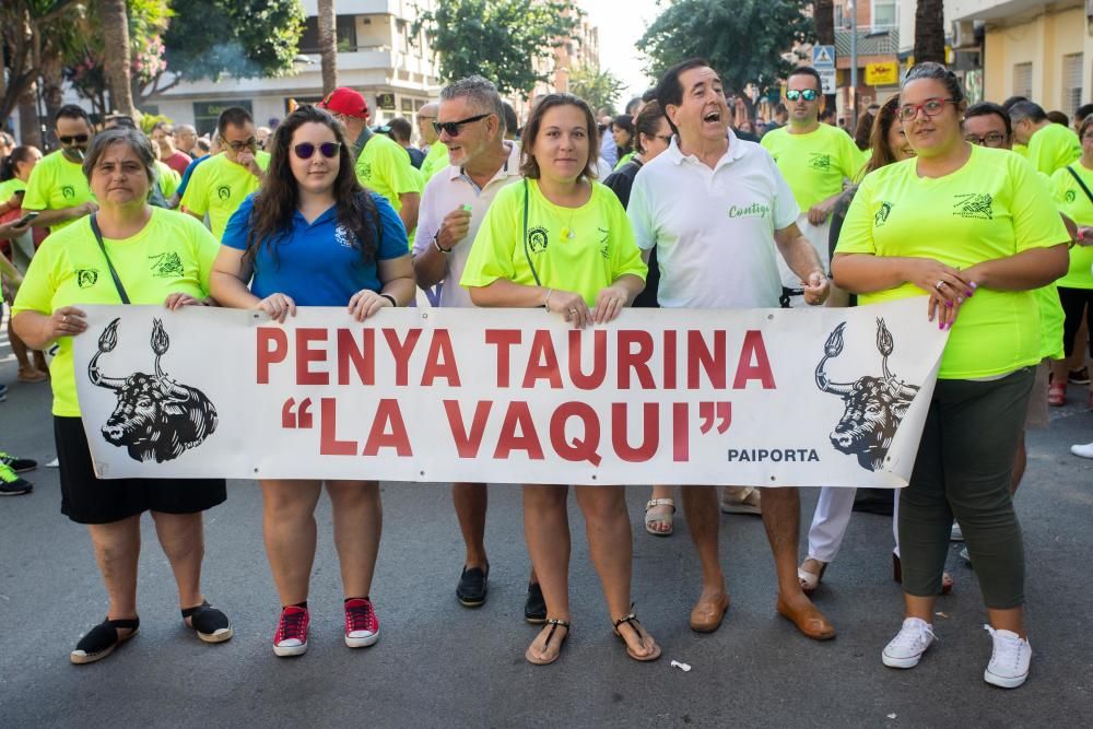 Protesta a favor de los bous en Paiporta