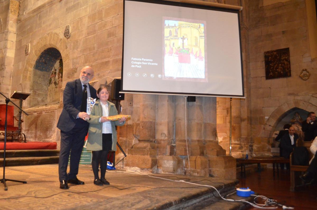 Fabiola Paramio, segundo premio de la categoría de 5 a 8 años.