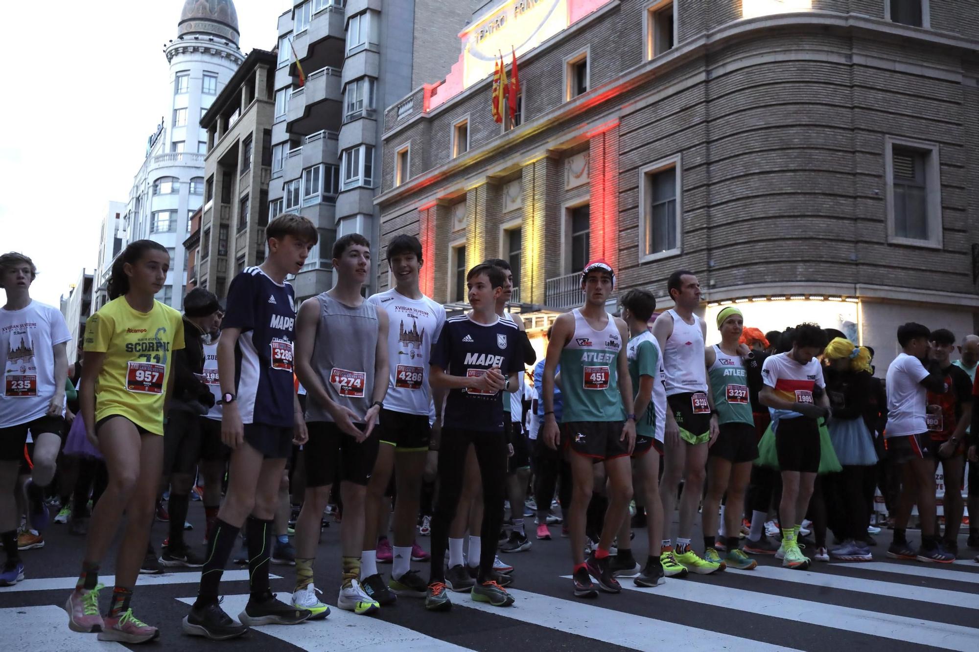 EN IMÁGENES | Zaragoza celebra su decimoctava edición de la San Silvestre