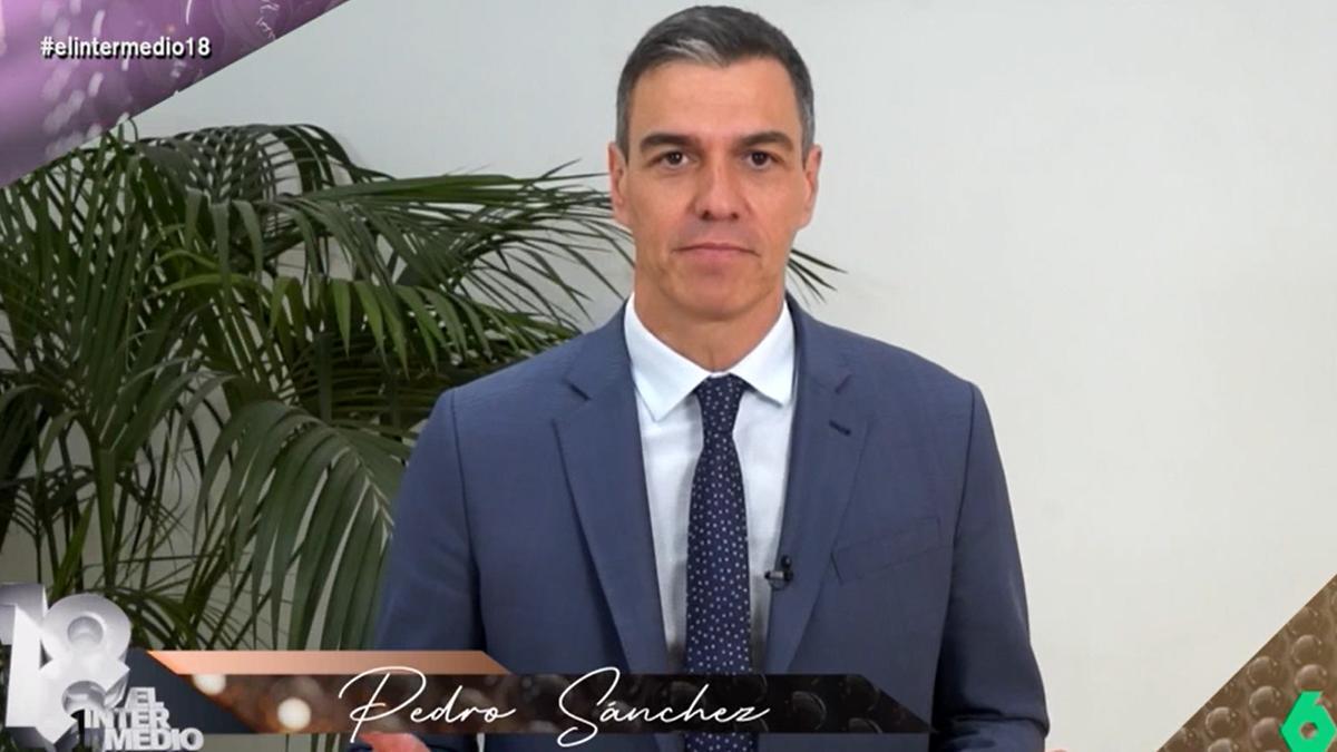 Pedro Sánchez en El Intermedio.