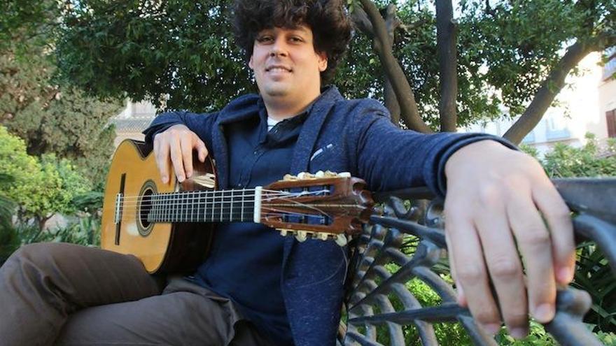 El guitarrista gallego Samuel Diz.