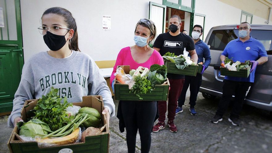 Florida distributes boxes with vegetables again so that the stew can be cooked at home