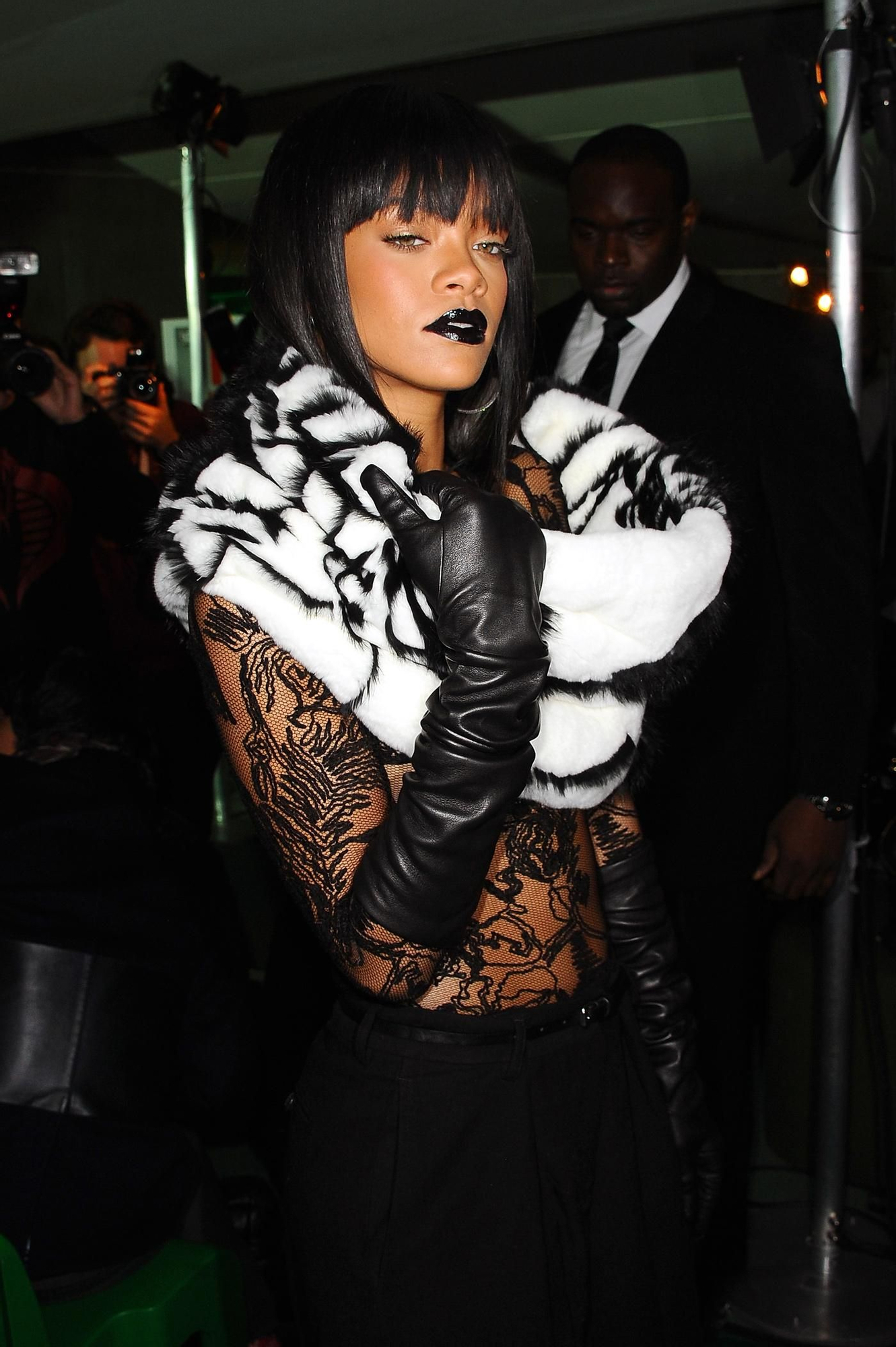 Los looks de Rihanna. Black Glam