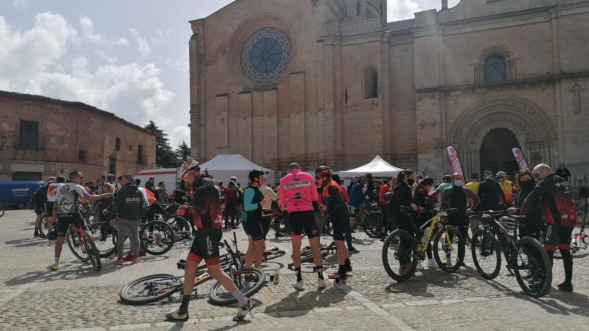 Los corredores, al término de la prueba.