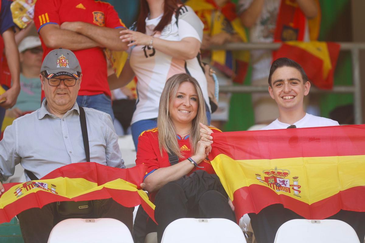 La afición de Córdoba, con la selección española