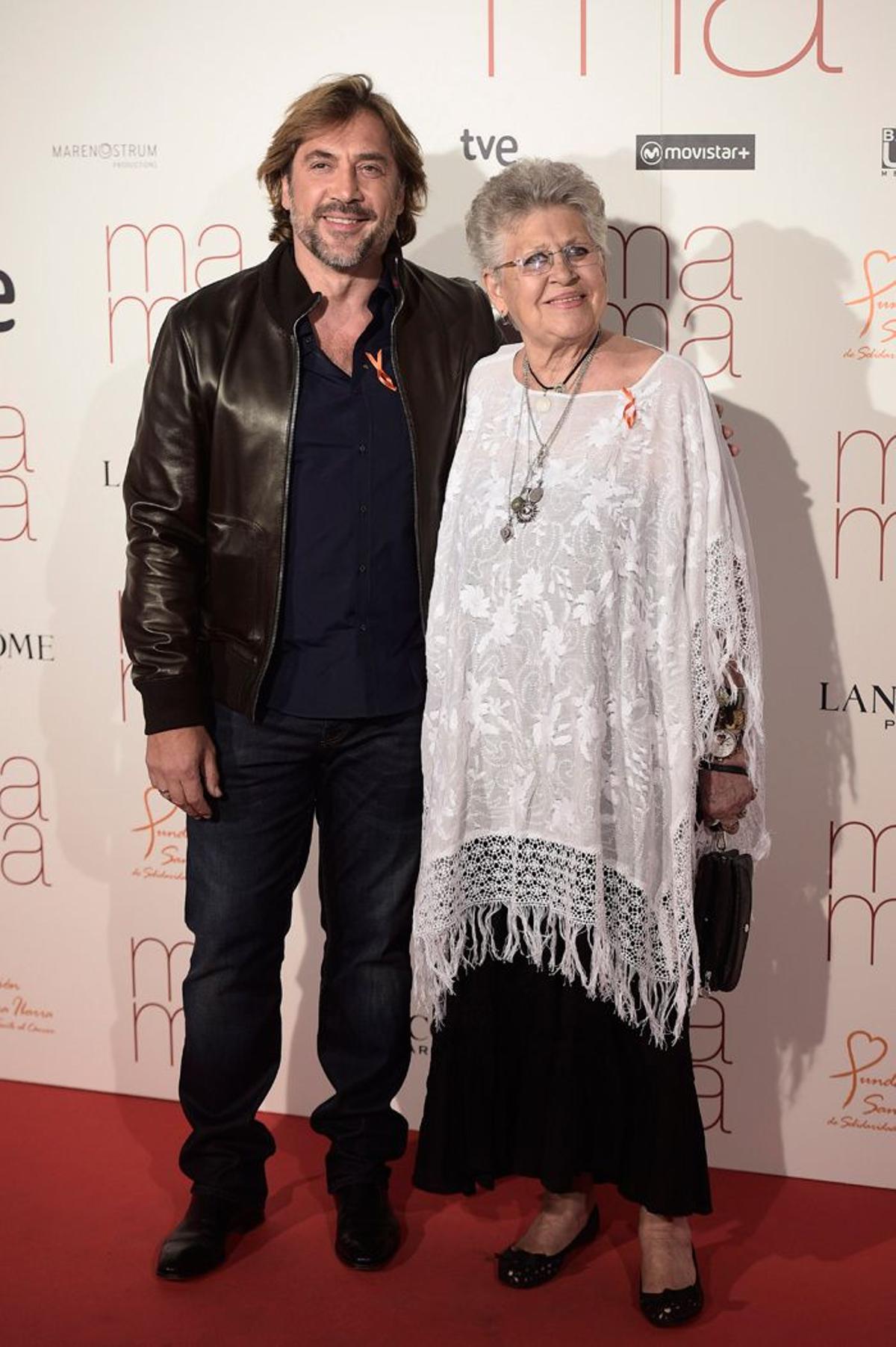 Javier y Pilar Bardem en el estreno de Ma ma