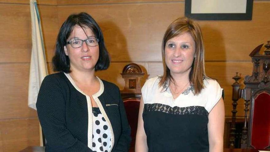 Fátima Abal y Mónica Novas presentaron la iniciativa. // Noé Parga