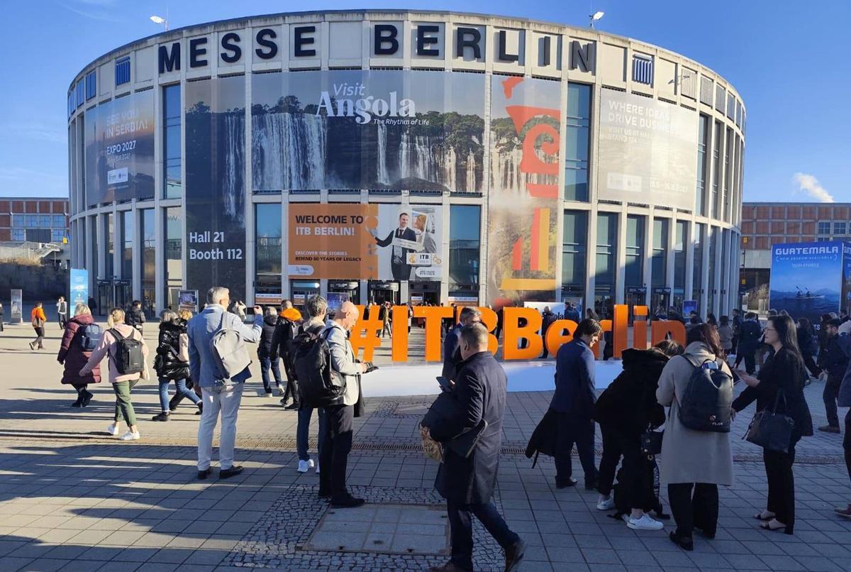 Entrada sur del Messe, donde se celebra la ITB. | J.M.L.R.
