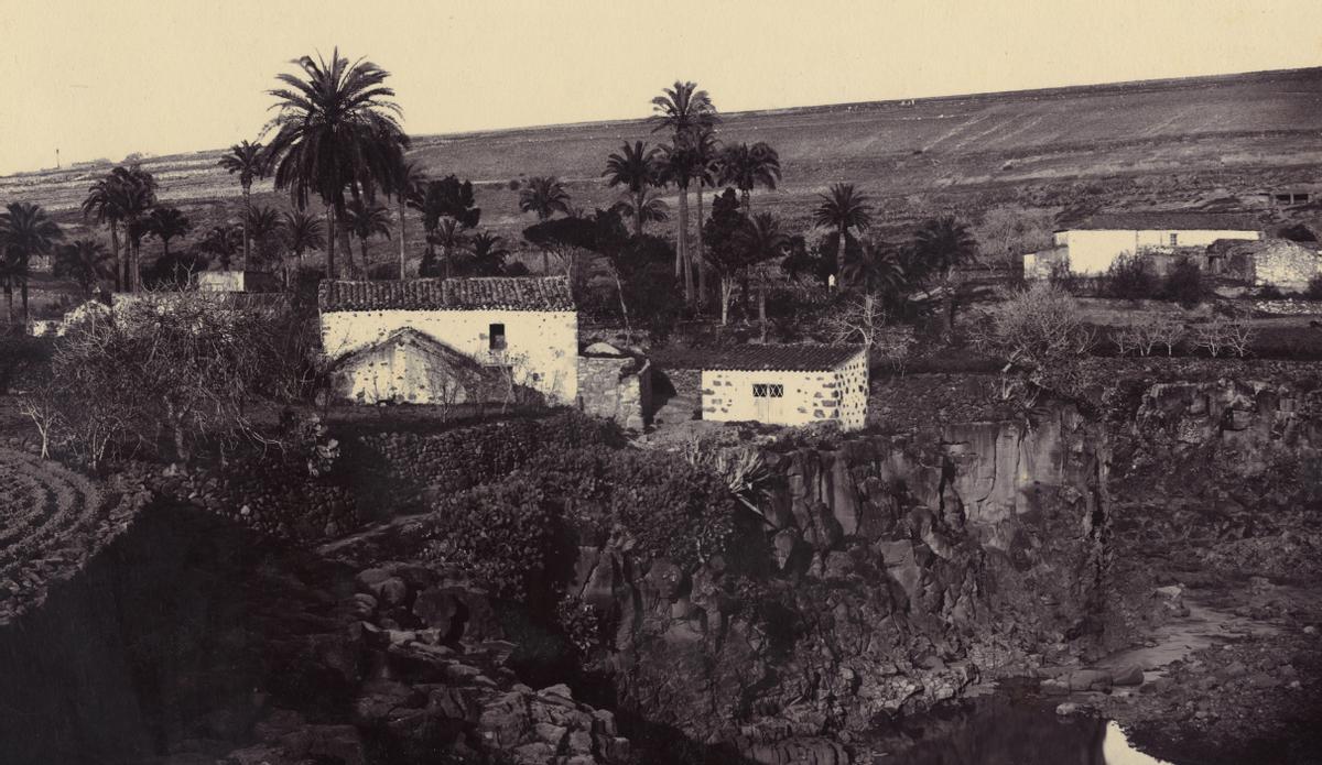 La Mayordomía y el barranco de Tamaraceite a finales del siglo XIX.