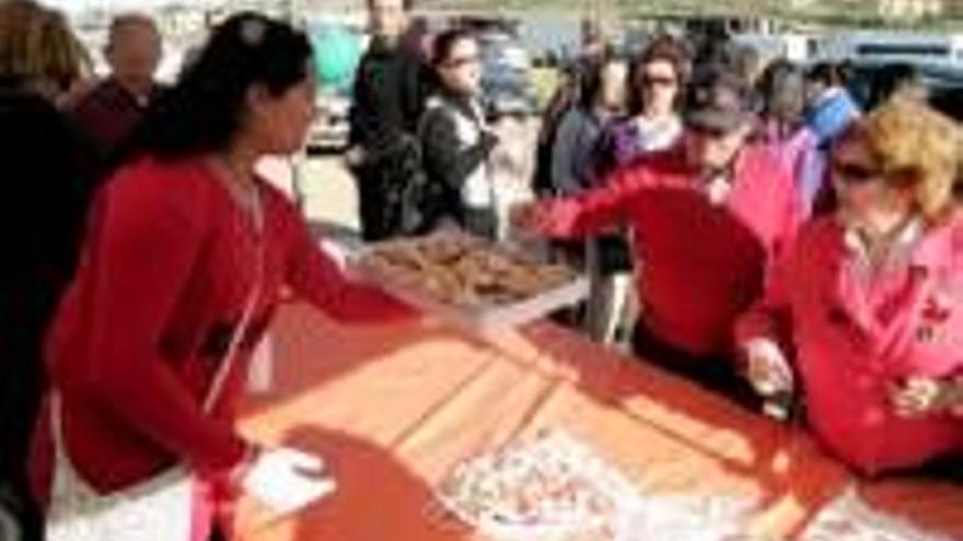 Dulces gitanos en el mercadillo