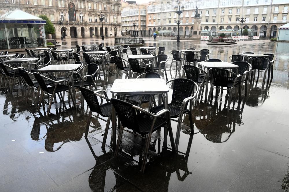 A Coruña afronta otra alerta naranja en la costa