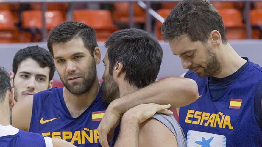 San Emeterio, en el momento de ser descartado.