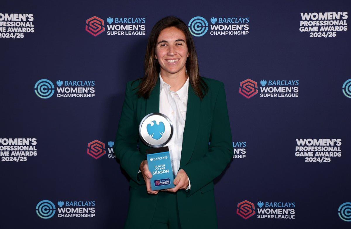 Mariona Caldentey es la Mejor Jugadora de la liga inglesa
