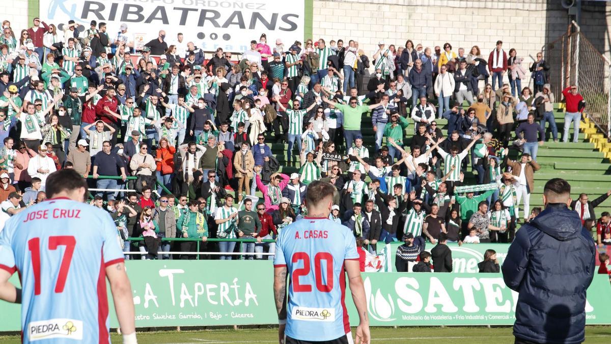 Una imagen del Príncipe Felipe, la pasada temporada, en el encuentro entre el Cacereño y el Córdoba CF.