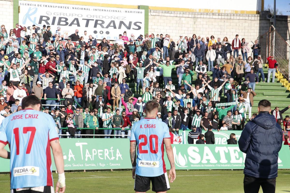 Una imagen del Príncipe Felipe, la pasada temporada, en el encuentro entre el Cacereño y el Córdoba CF.
