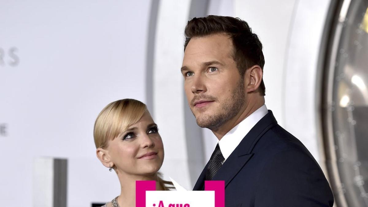 Anna Faris es muy maja con Chris Pratt