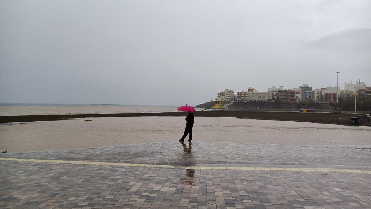 Lluvia en Melenara (Telde) - La Provincia