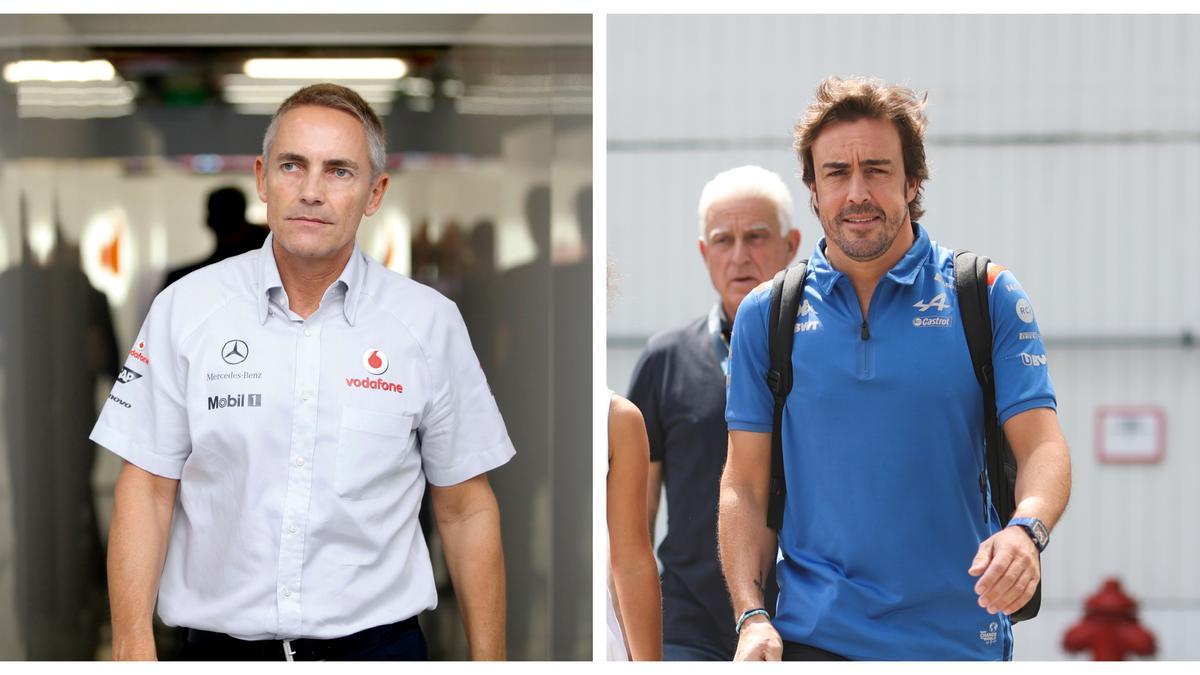 Martin Whitmarsh junto a Fernando Alonso