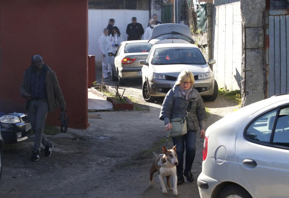 Los agentes volvieron a la vivienda del fallecido para recabar más pruebas