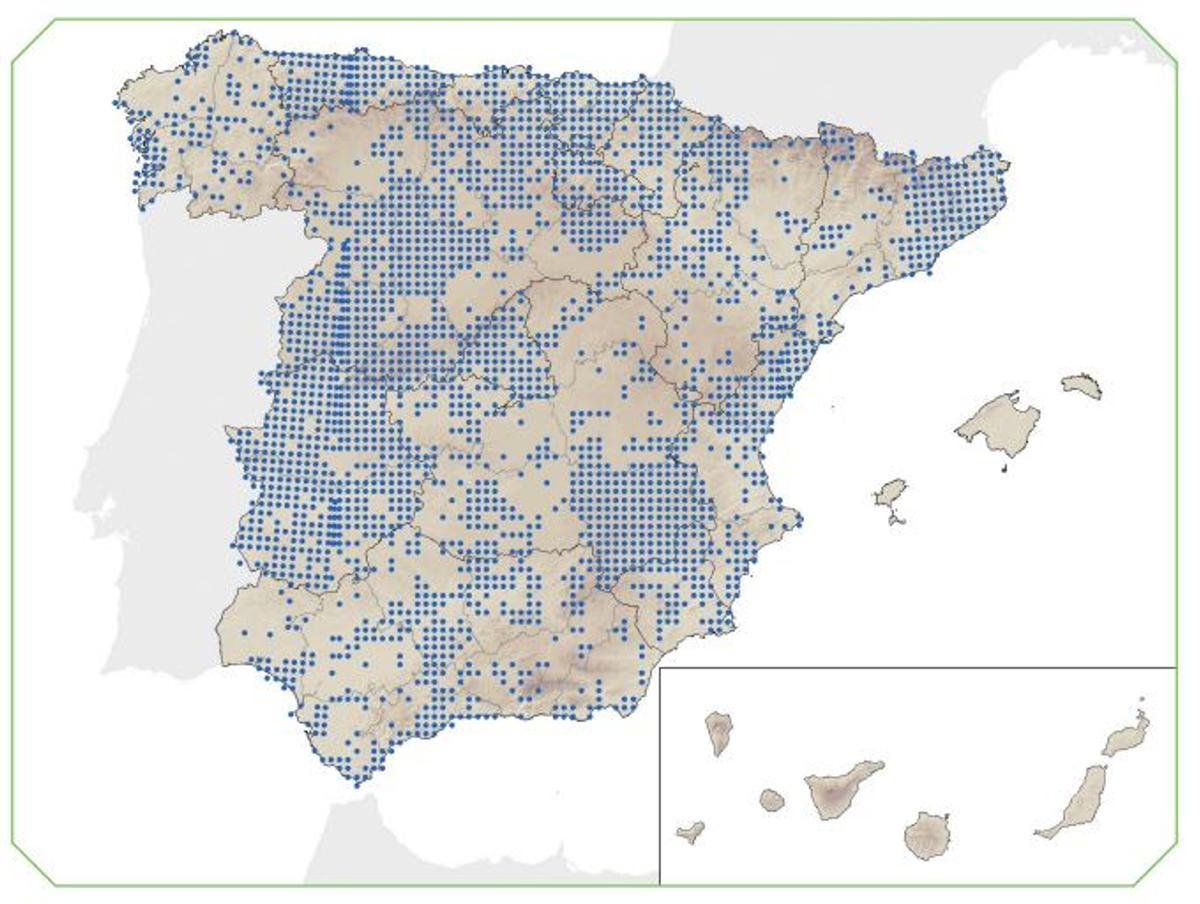 Distribución el erizo europeo