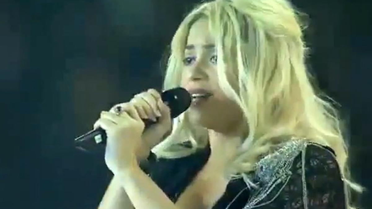 Shakira deleitó a las gradas con su 'Waka-waka'