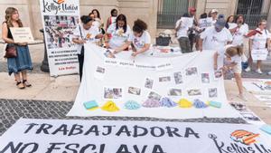 Les ‘kellys’ exigeixen a Barcelona millors condicions