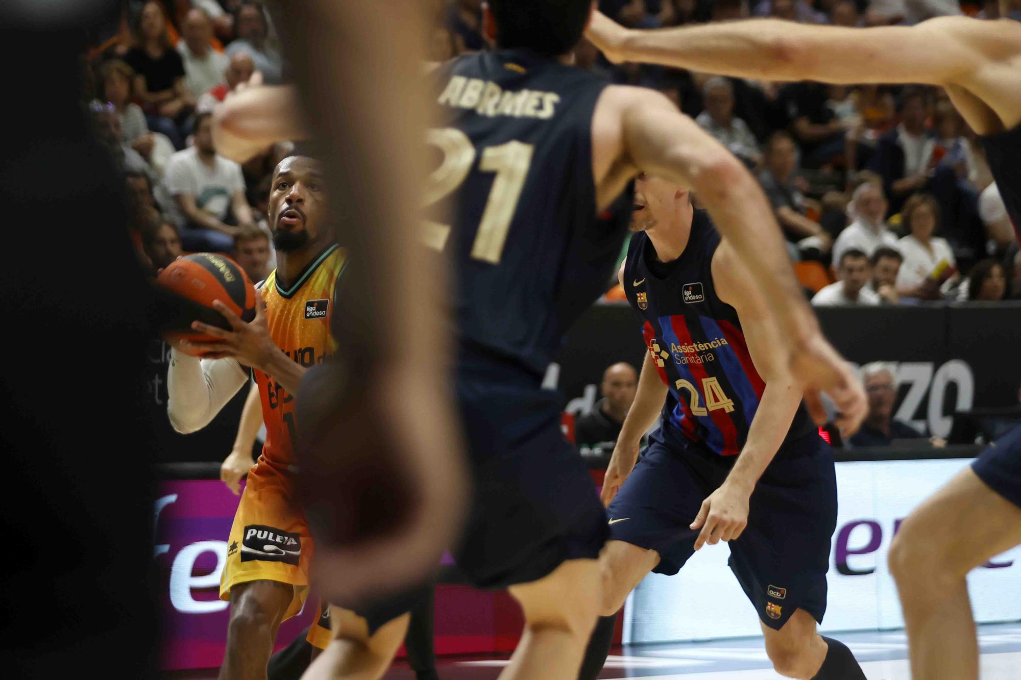Partido Valencia Basket- F.C.Barcelona