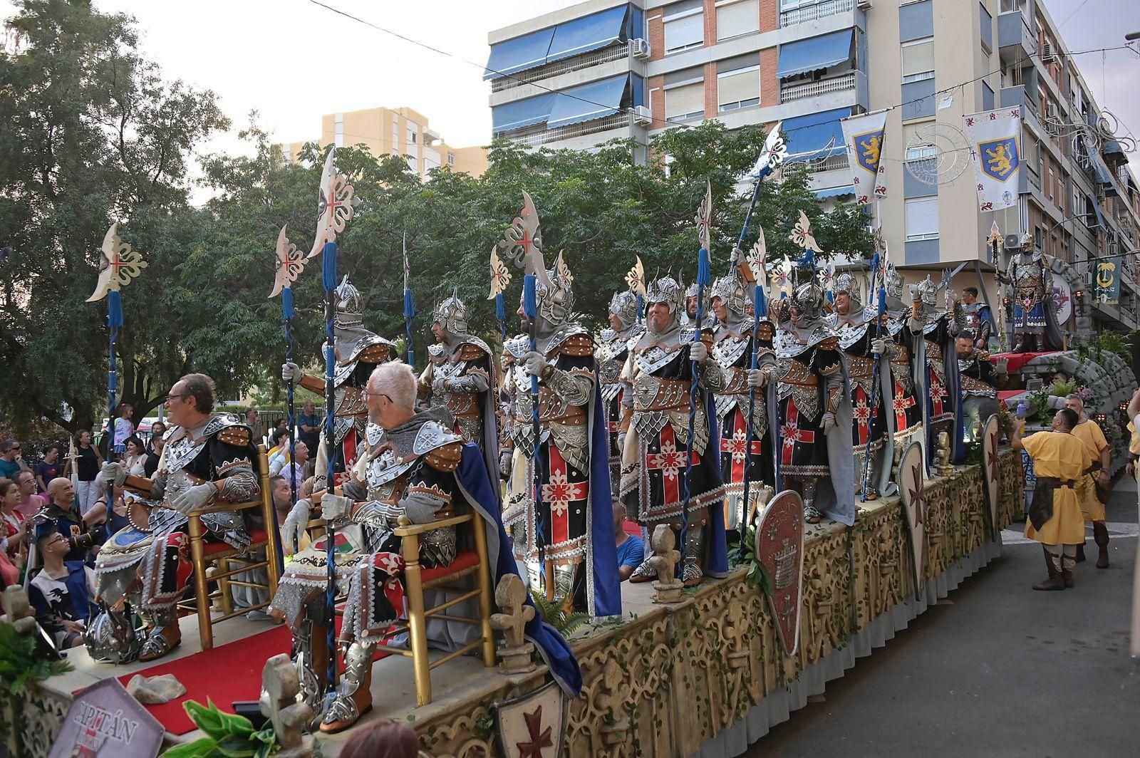 La Entrada del bando cristiano en San Blas, en imágenes