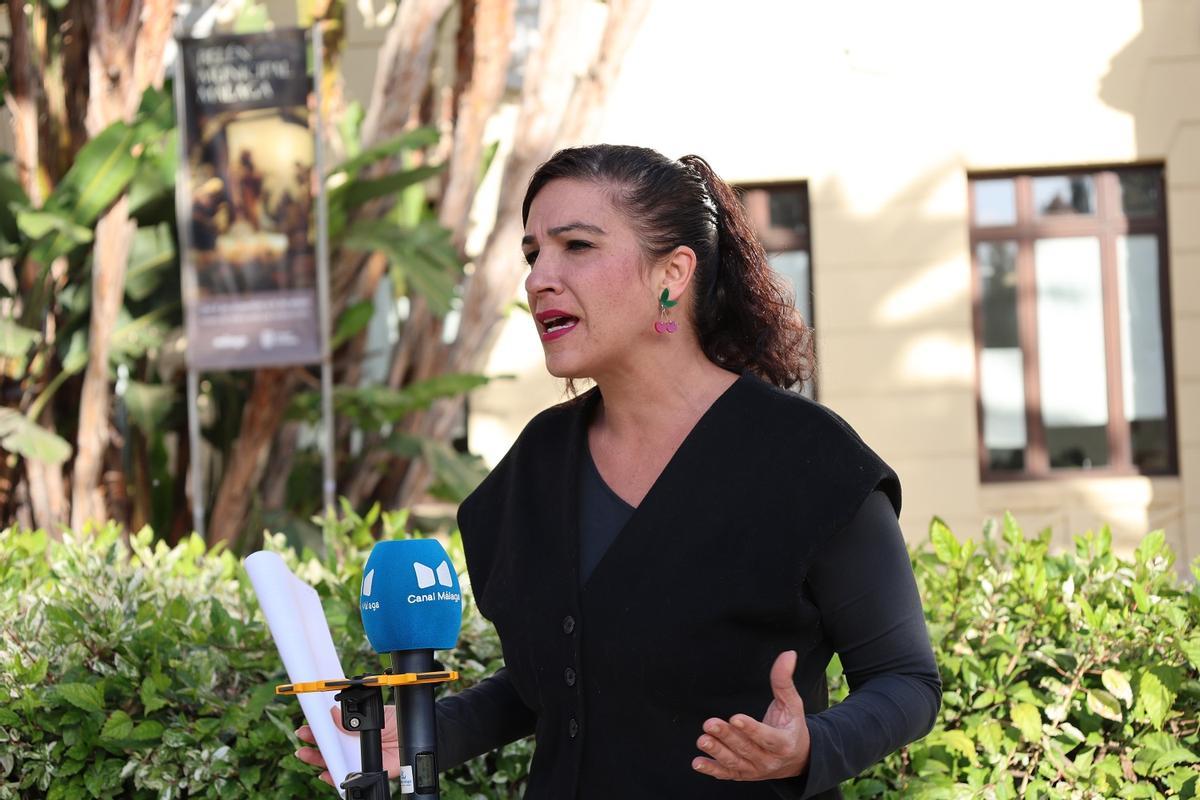 Toni Morillas, portavoz adjunta de Con Málaga, este martes.