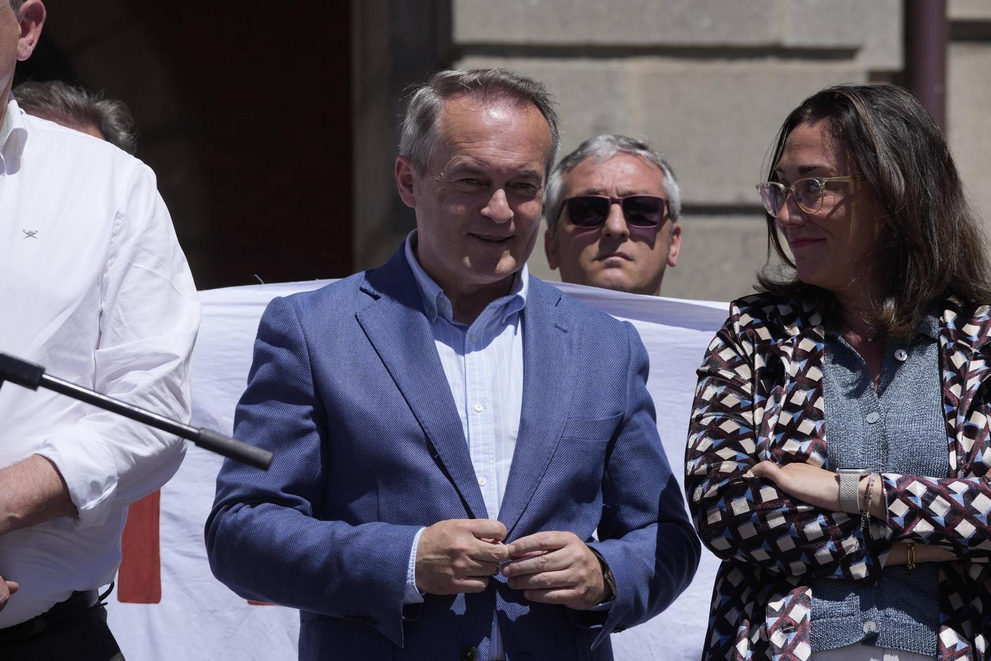 Extremadura se deja ver en la manifestación por el tren Ruta de la Plata de Zamora