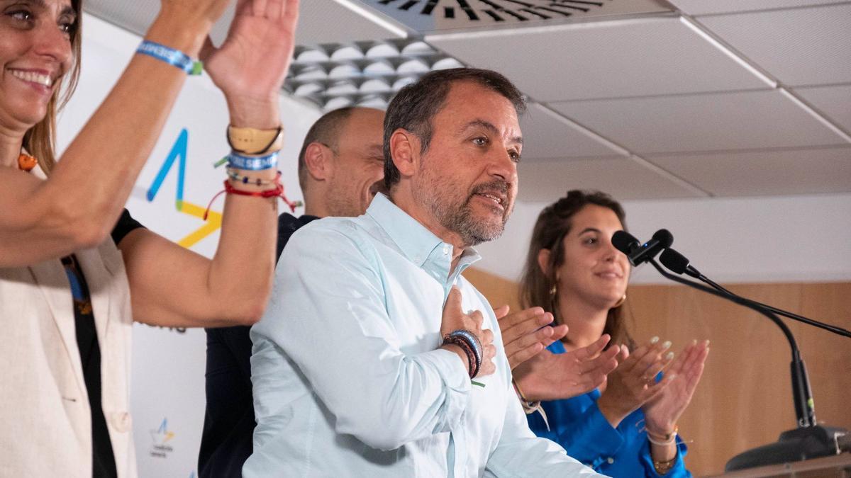 José Manuel Bermúdez, en la imagen, empeoró su resultado de 2019 pero tiene en su mano seguir como alcalde.
