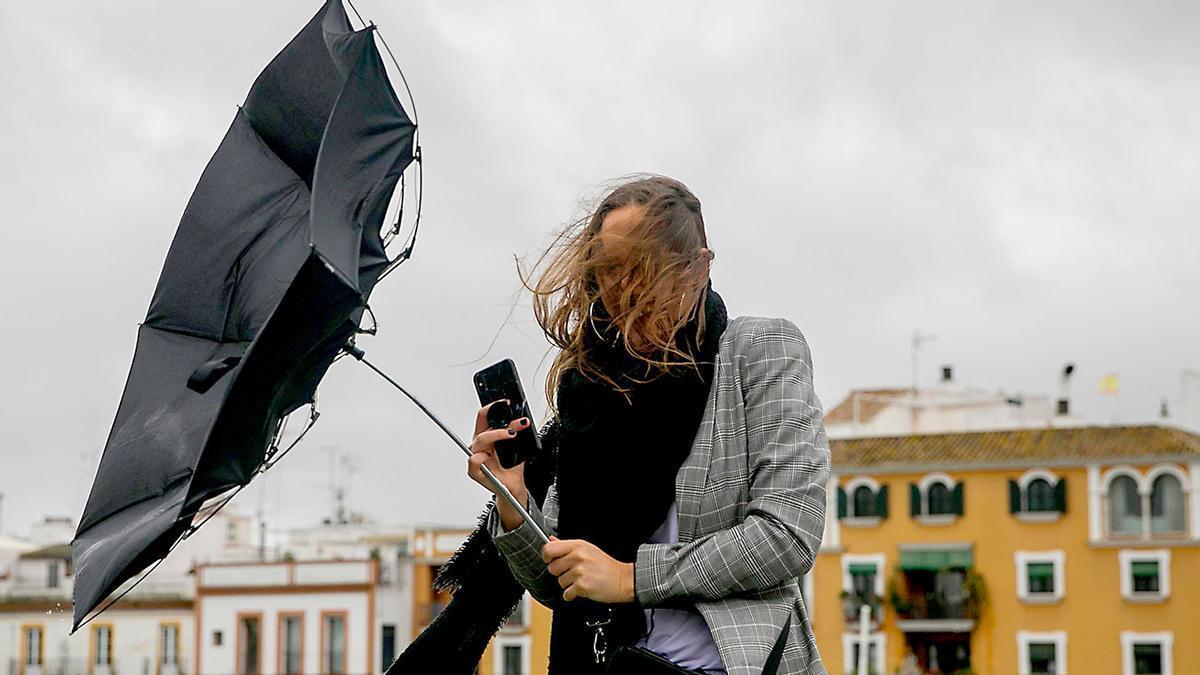 El viento, la lluvia y el oleaje pondrá en alerta a varias provincias en Andalucía este miércoles.
