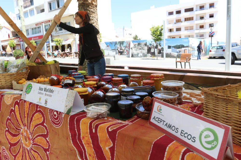 Productores locales, artesanos y músicos subrayan en Santa Eulària la importancia de respetar el planeta en nombre de las futuras generaciones.