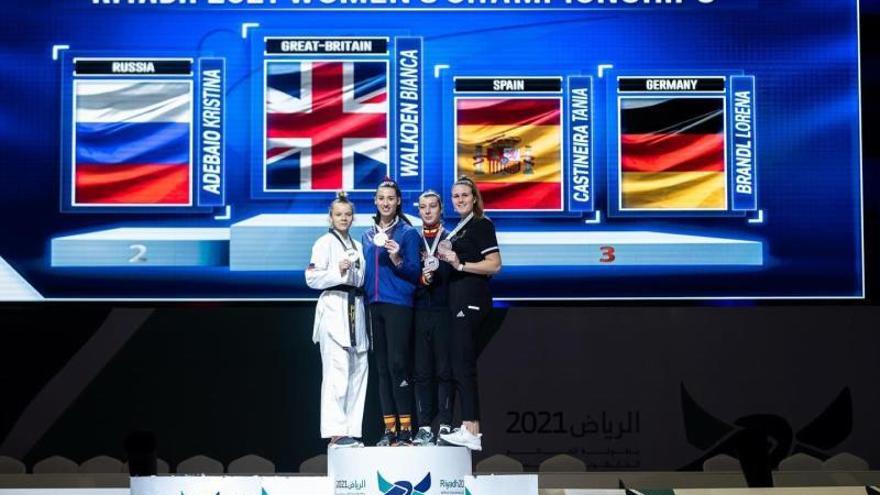 Tania Castiñeira, bronce en el Open Mundial de Riad