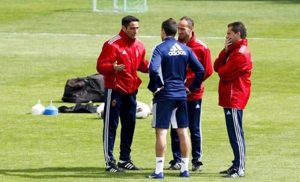 Imágenes del entrenamiento del Real Zaragoza