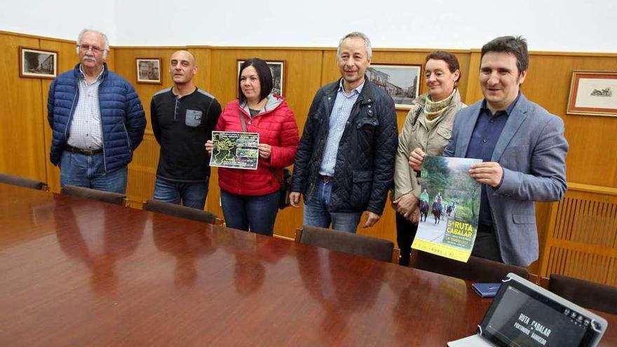 Concello, A Grela y Rapa das Bestas presentaron ayer las actividades. // Bernabé/Cris M.V.