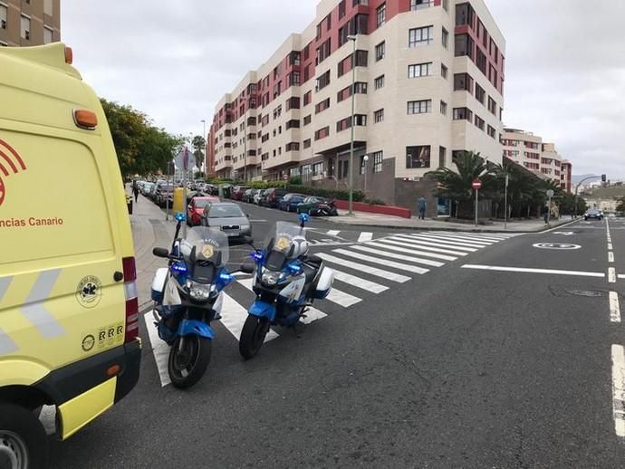 Una mujer embarazada herida en un accidente en La Minilla