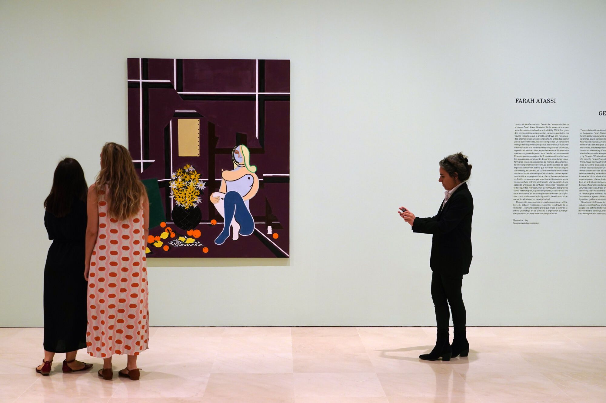 La exposición 'Farah Atassi. Genius Loci' del Museo de Málaga
