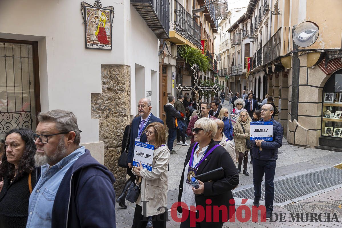 Cofradías y Hermandades de Semana Santa Peregrinan a Caravaca