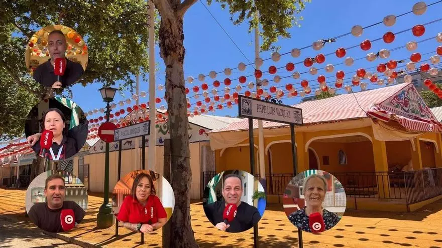 VÍDEO | Sevilla se prepara para su feria más calurosa: "A la gente de Sevilla no le frena ni el calor, ni el frío, ni nada"