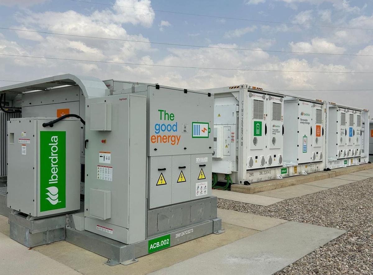 Iberdrola aconsegueix 174 milions de les ajudes públiques a les grans bateries