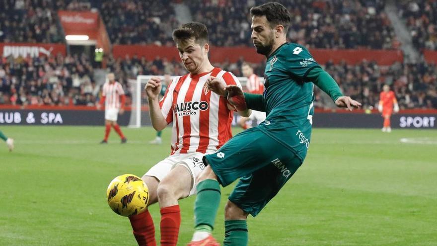 Así fue el partido entre el Sporting y el Racing de Ferrol