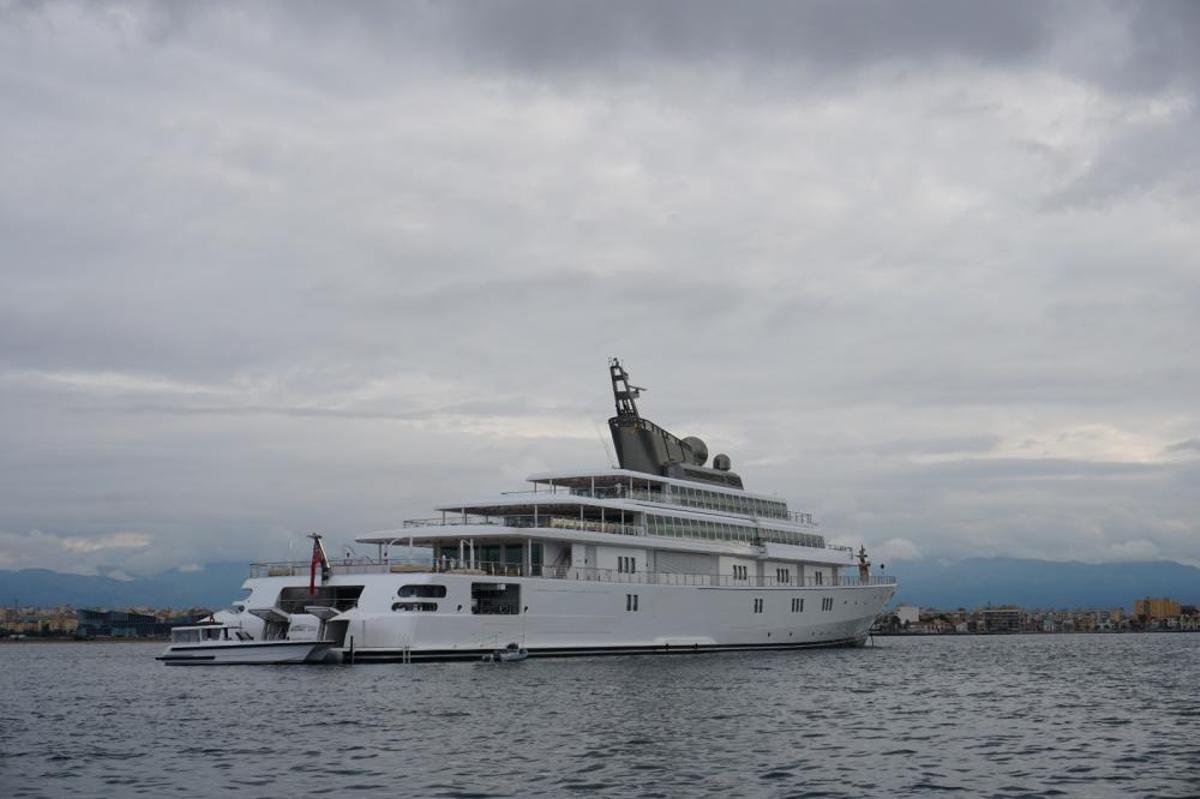 El superyate 'Rising Sun' en Palma